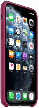 Apple iPhone 11 Pro Max Silicone Case - Pomegranate (MXM82)