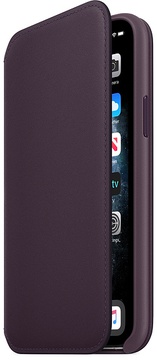 Apple iPhone 11 Pro Leather Folio - Aubergine (MX072)