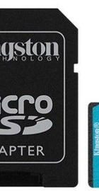 Kingston 64 GB microSDXC class 10 UHS-I U3 Canvas Go! Plus + SD Adapter SDCG3-64GB