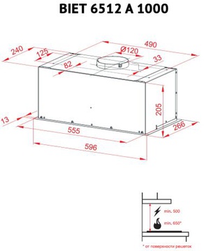 Perfelli BIET 6512 A 1000 BL LED