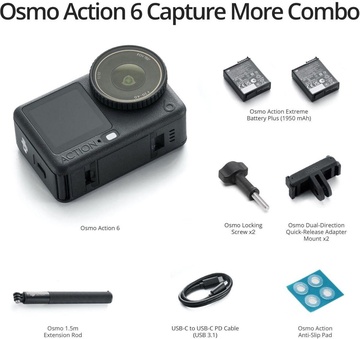 DJI Osmo Action 6 Capture More Combo (CP.OS.00000627.01)