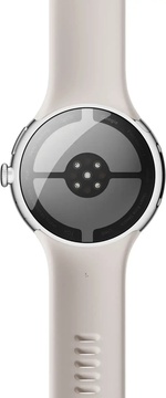Google Pixel Watch 4 45mm Wi-Fi Polished Silver Aluminum case / Porcelain Active Band