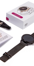 Jiks Watch с пульсоксиметром (Metal-Black)