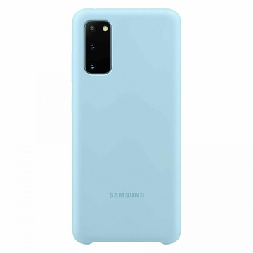 Samsung G980 Galaxy S20 Silicone Cover Sky Blue (EF-PG980TLEG)