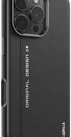 Blueo Leather Case for iPhone 16 Pro Max with MagSafe Black