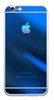 Simple Case Premium Mirror Tempered Glass Blue for iPhone 6