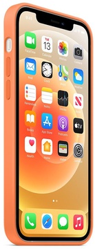 Apple iPhone 12/12 Pro Silicone Case with MagSafe Kumquat (MHKY3) (high copy)