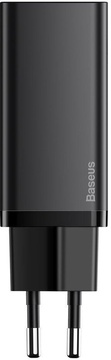 Baseus GaN2 Lite Quick Charger C+U 65W Black (CCGAN2L-B01)
