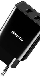 Baseus Speed Mini Dual U Charger 10.5W Black (CCFS-R01)