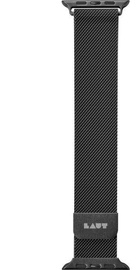 LAUT STEEL LOOP for Apple Watch 38/40/41mm Black (LAUT_AWS_ST_BK)
