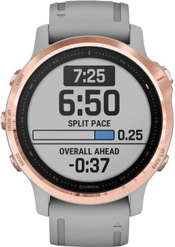 Garmin Fenix 6S Rose Gold-tone with Powder Gray Band (010-02159-21)
