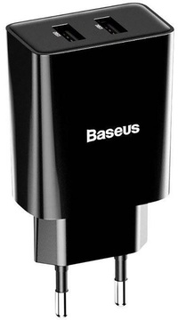 Baseus Speed Mini Dual U Charger 10.5W Black (CCFS-R01)