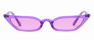 TOYEARN Vintage Sexy Ladies Cat Eye Sunglasses Women 2018 (Purple frame/Purple Glasses)