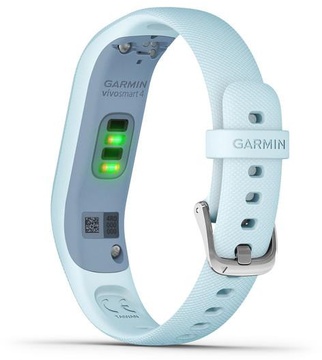 Garmin Vivosmart 4 Azure Blue with Silver Hardware Small/Medium (010-01995-24/14)