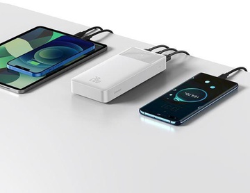 Baseus Bipow Digital Display Powerbank 20000mAh 20W White (PPDML-M02)