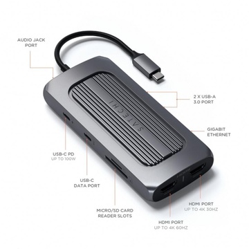 Satechi USB-C multiport mx adapter (ST-UCMXAM)