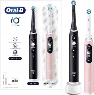 Oral-B iO Series 6 Duo Black and Pink