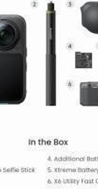 Insta360 X6 Essentials Bundle Midnight Black (CINSABXA-X603)