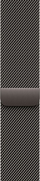 Apple Watch Series 10 GPS + Cellular 46mm Slate Titanium Case With Slate Milanese Loop - M/L (MWYW3)