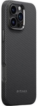 Pitaka Military-Grade Protective Case Twill 600D for iPhone 16 Pro - Black/Grey (KI1601PPA)