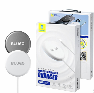 Blueo Magnetic Wireless Charger WHite