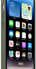 Apple iPhone 14 Pro Max Silicone Case Olive with Magsafe (high copy)