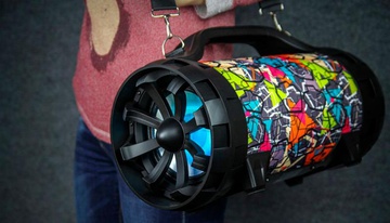Air Music Party Bomb Graffiti