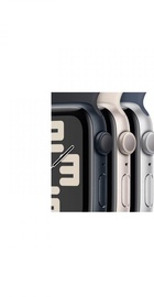 Apple Watch SE 2 GPS 44mm Midnight Aluminium Case with Midnight Sport Band S/M (MRE73)