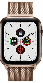 Apple Watch Series 5 GPS + Cellular 40mm Gold Stainless Steel Case with Gold Milanese Loop (MWWV2)