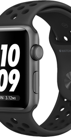 Apple Watch Nike+ 42mm Series 2 Space Gray Aluminum Case with Anthracite/Black Nike Sport Band (MQ182)