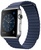 Apple Watch 42mm Stainless Steel Case with Bright Blue Leather Loop (MLFD2)
