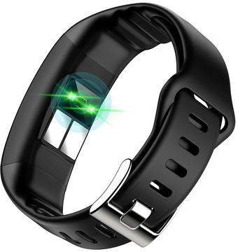 Lemfo P11 с датчиком ЭКГ (Черный)