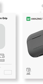 AmazingThing Omni GripClip Case for Airpods 4 Titan Black