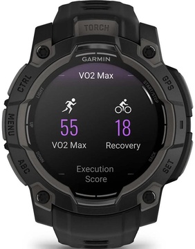 Garmin Instinct 3 45mm AMOLED Black with Black Band (010-02936-00)
