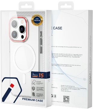 Wiwu Jelly Magnetic Crystal Case for iPhone 15 Pro Max (ZYS-013) Transparent