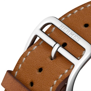Apple Watch Hermes Single Tour 38mm with Fauve Barenia Leather Band (MLCN2)