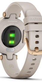 Garmin Lily Rose Gold Bezel with Light Sand Case and Silicone Band (010-02384-11)