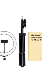 Puluz Ring USB LED lamp 10"+ tripod 1.1m (PKT3035)