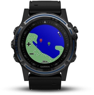 Garmin Descent MK1 Dive Computer with Black Band Gray Sapphire (010-01760-12)