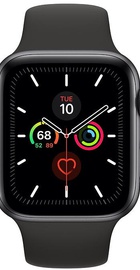 Apple Watch Series 6 GPS + Cellular 44mm Space Black Titanium Case with with S/M Dark Gray Sport Band (M0H13)