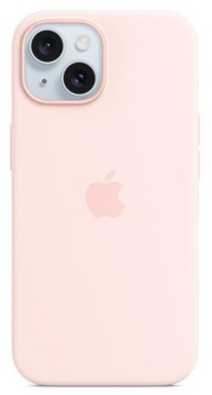 Apple iPhone 15 Silicone Case with MagSafe Light Pink (MT0U3)