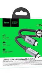 Hoco US06 USB 3.2 Type-C to Type-C 100W (1m)