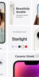 Apple iPhone 14 Plus 256GB Starlight (MQ553)