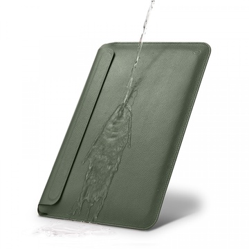WIWU Case Skin Pro Geniunie Leather Sleeve for MacBook Pro 14 Forest Green