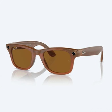Ray-Ban Смарт-окуляри Meta Wayfarer Shiny Caramel Frame Brown Lenses (RW4006 670683 50-22)