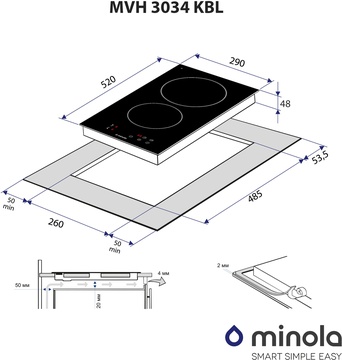 Minola MVH 3034 KBL