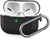 Simple Case Ultra Slim for Airpods Pro Black with Carabiner