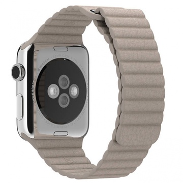 Apple Watch 42mm/44mm/45mm/46mm/49mm Leather Loop Stone (high copy)