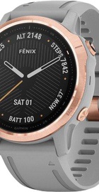 Garmin Fenix 6S Rose Gold-tone with Powder Gray Band (010-02159-21)