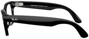 Ray-Ban Meta Wayfarer Gen 2 LargeShiny Black Frame/Clear to Graphite Green Transit.Lens. RW4012 601/1M 53-22